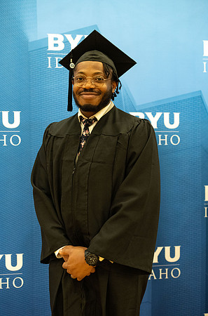 Brigham Young University-Idaho Graduates before commencement ceremonies.