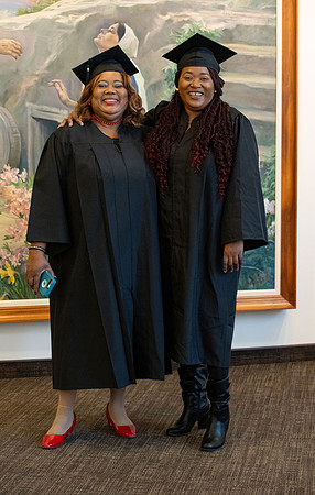Brigham Young University-Idaho Graduates before commencement ceremonies.