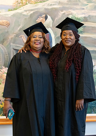 Brigham Young University-Idaho Graduates before commencement ceremonies.