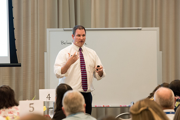 The Online Learning and Teaching Conference includes team collaboration on new ideas to implement into teaching.