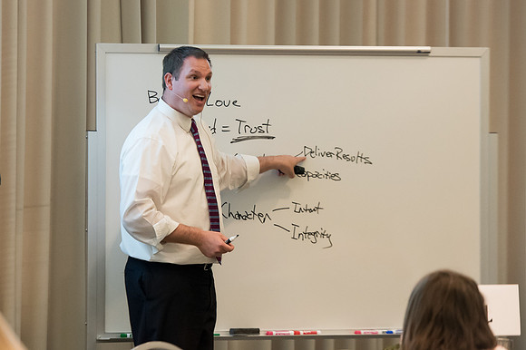 The Online Learning and Teaching Conference includes team collaboration on new ideas to implement into teaching.
