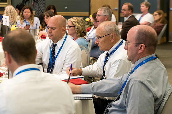 The Online Learning and Teaching Conference includes team collaboration on new ideas to implement into teaching.