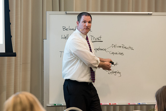 The Online Learning and Teaching Conference includes team collaboration on new ideas to implement into teaching.