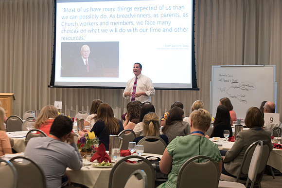 The Online Learning and Teaching Conference includes team collaboration on new ideas to implement into teaching.