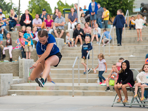Online leadership and teaching conference held at BYU-Idaho, Spring Semester. The family picnic, held at the McKay Library Amphitheatre had food, games, and a performance by Proform Airborne Jump Rope