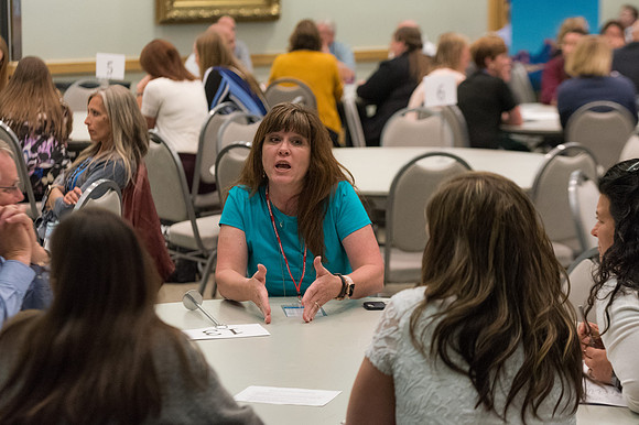 Online Learning and Teaching Conference held at BYU-Idaho, Spring Semester. The Leadership Panel was held in the MC Special Events room.