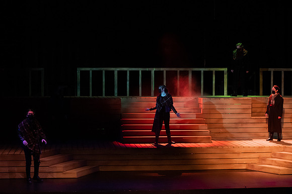 Macbeth performed with three other Shakespeare plays put on by BYUI theatre students for the Shakespeare festival.
