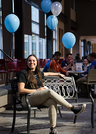 The Elevate Kickoff, a competition for social change, was held in the Crossroads, Fall Semester.