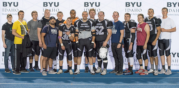 The Competitive Sports football championship was a close, exciting game with both teams playing at their best. The game took place at the BYU-Idaho Stadium. Spring Semester 2019.