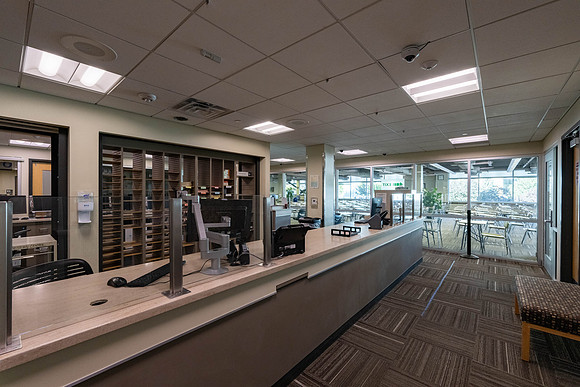 Testing Center interior.