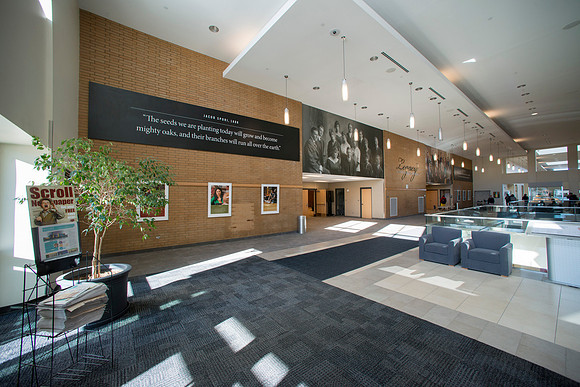 Legacy Hall in the Manwaring Center received some additional art work creating a lasting tribute to the ongoing Sprit of Ricks here at BYU-Idaho.  Two new show cases were added to Legacy Hall to pay t