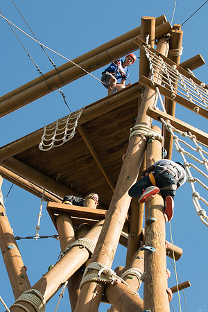 Rexburg YSA 20th Ward closing social at the BYU-Idaho campus Ropes Course.