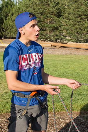 Rexburg YSA 20th Ward closing social at the BYU-Idaho campus Ropes Course.
