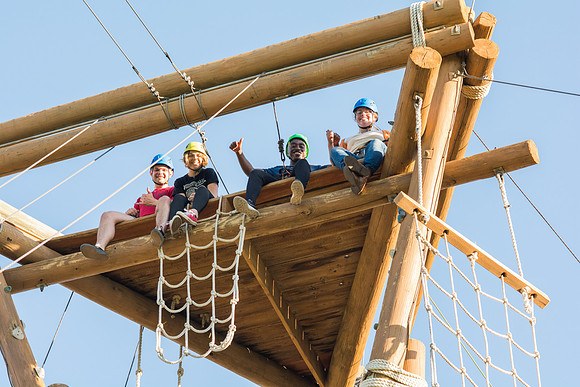 Rexburg YSA 20th Ward closing social at the BYU-Idaho campus Ropes Course.