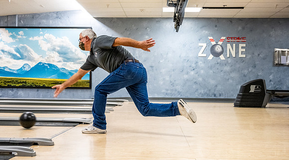 Strike Zone Bowling Supervisor, Harold Rose.