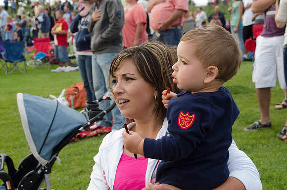 Celebrate America, an Independence Day Celebration at the Huntsman Springs Golf Course in Driggs, Idaho. It was free fun for everyone, bounce toys for kids and a concert featuring two of the original