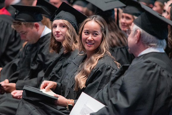 Graduates during Interdisciplinary Studies convocation.