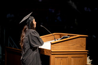 Students graduate from Academic Success and Interdisciplinary Studies in the Hart Building.