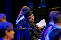 Students graduate from Academic Success and Interdisciplinary Studies in the Hart Building.