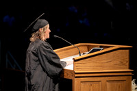 Students graduate from Academic Success and Interdisciplinary Studies in the Hart Building.