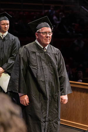 Students graduate from Academic Success and Interdisciplinary Studies in the Hart Building.
