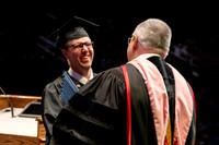 Students graduate from Academic Success and Interdisciplinary Studies in the Hart Building.