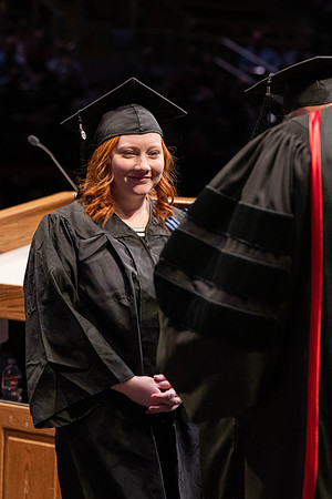 Students graduate from Academic Success and Interdisciplinary Studies in the Hart Building.