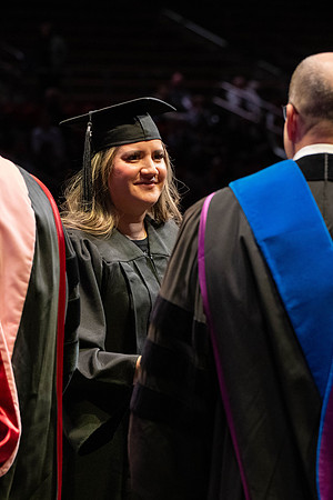 Students graduate from Academic Success and Interdisciplinary Studies in the Hart Building.