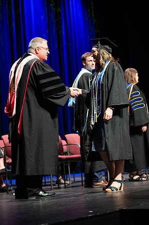 Graduates during convocation for the College of Academic Success & Interdisciplinary Studies. Speakers: Kevin Brower, Jenna Kate Wilson, Tyler Christensen