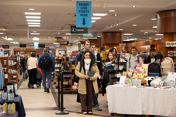 Students of all ages flock to the University Store to get school supplies for the 2024 Winter Semester.