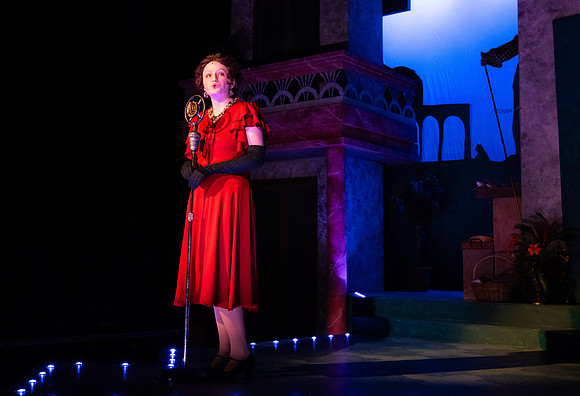 Dress rehearsal for Theater production, Comedy of Errors.
