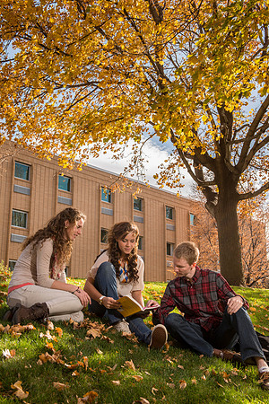 Student models for the Be Smart brochure cover.