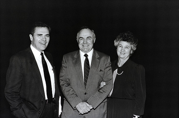 Development donors with President Steven D. Bennion.