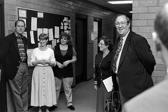 Music department donor on campus.