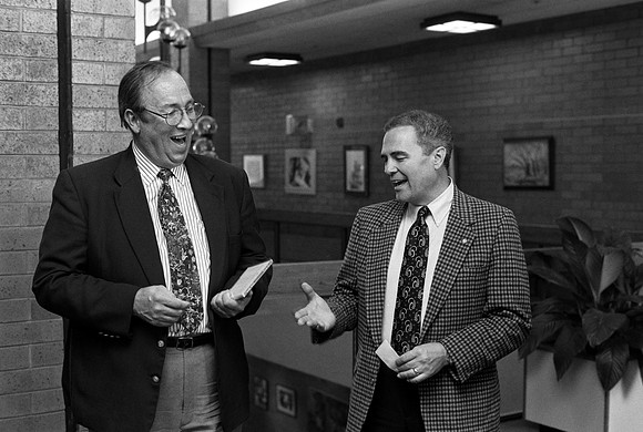 Music Department donor with Steve D. Bennion.