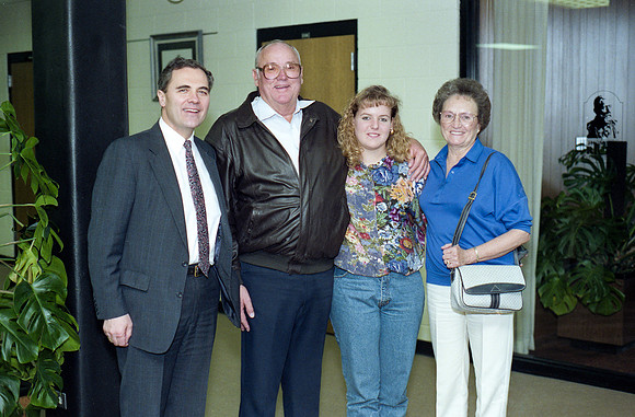 LDS foundation donors with President Steven D. Bennion.