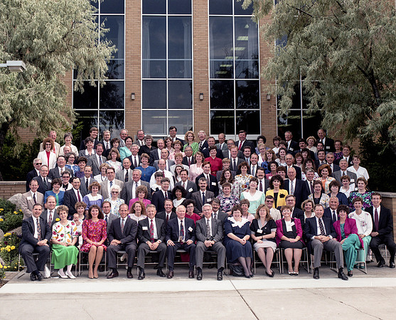 LDS Foundations on the steps of the Manwaring Center.