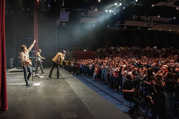 Beatles tribute band perfoms at BYU-Idaho.
