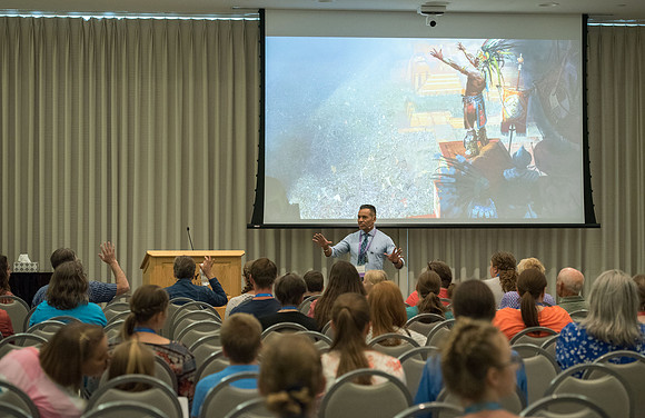 BYU-Idaho Education Week. An Artist, John Zamudio presents a class on "The Power of Discovering Your Personal Purpose".
