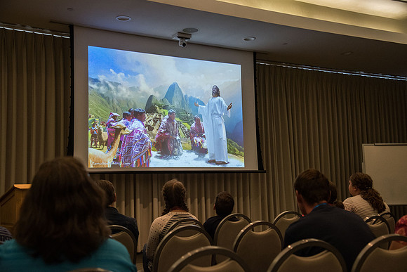 BYU-Idaho Education Week. An Artist, John Zamudio presents a class on "The Power of Discovering Your Personal Purpose".