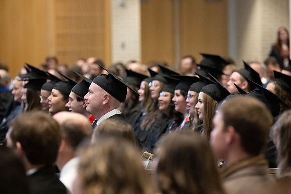 College of Language and Letters convocation in the Taylor Chapel.