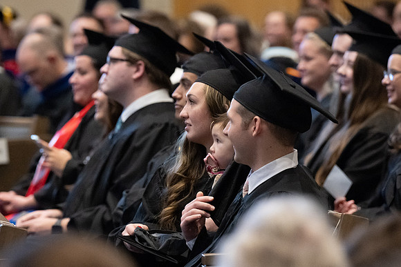 College of Language and Letters convocation in the Taylor Chapel.