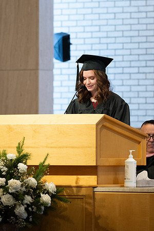 College of Language and Letters convocation in the Taylor Chapel.