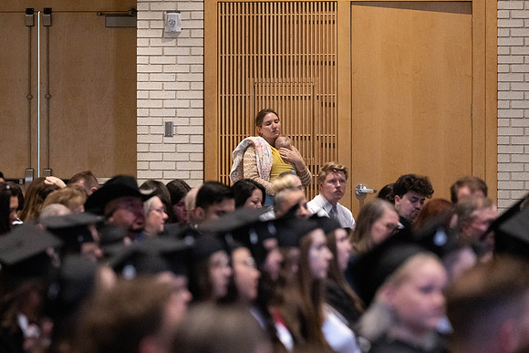 College of Language and Letters convocation in the Taylor Chapel.
