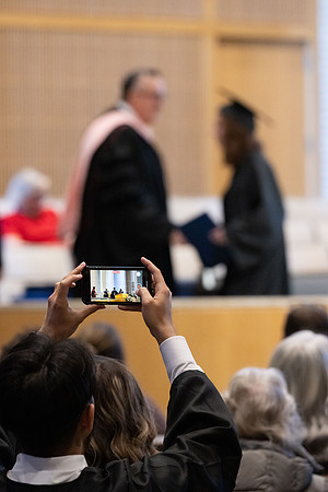 College of Language and Letters convocation in the Taylor Chapel.