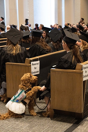 College of Language and Letters convocation in the Taylor Chapel.