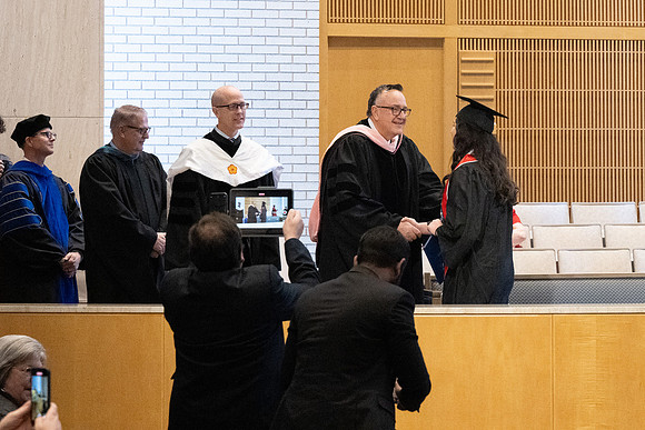 College of Language and Letters convocation in the Taylor Chapel.