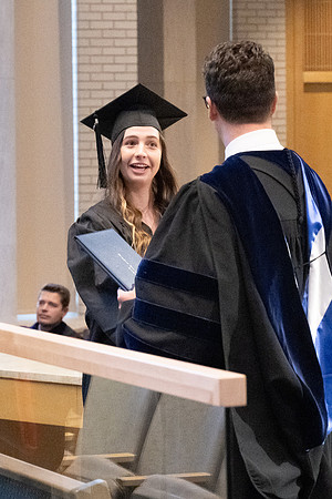 College of Language and Letters convocation in the Taylor Chapel.