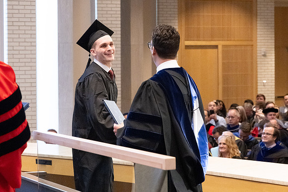College of Language and Letters convocation in the Taylor Chapel.