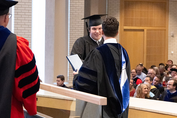 College of Language and Letters convocation in the Taylor Chapel.